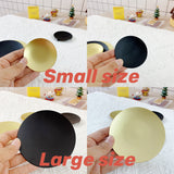 HULIANFU Iron Black Gold Plated Candle Holders Pillar Metal Plate For Wedding Party Festival Portavelas Candelabra Art Gift Home Decor