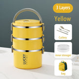 HULIANFU TUUTH Multi-layer Lunch Box for Office Worker Big Capacity Food Grade Stainless Steel Bento Box Food Container School Picnic