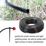 HULIANFU RBCFHl 5-100m 4/7mm PVC Garden Watering Hose  Micro Irrigation Pipe Drip Irriation Tubing Sprikler for Lawn Balcony Greenhouse