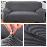 HULIANFU Polar Fleece Fabric Universal Sofa Cover Euro Sofa Covers For Living Room Stretch Sectional Corner Sofa Cover Plaids On The Sofa