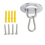 HULIANFU Stainless Steel Suspension Bracket Hammock Mount Ceiling Hook Anchor Hanger For Gym Training Aerial Yoga Sex Swing Hanging Kit