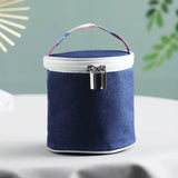 HULIANFU Onuobao Insulated Soup Cup Bag,WaterProof&amp;Cooler&amp;Thermal Round Breakfast Cup Tote for Men Women Work School Shopping Outdoor