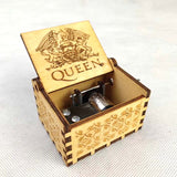 HULIANFU Wife friends Star Ball Birthday Present Music Christmas Theme Anonymity Box Wooden Castle MY Children Gift Goigeous