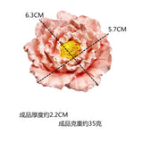 HULIANFU Peony flower Rose Flower Silicone Mold Handmade Flower Candle Mould DIY Soap Mold Aroma Plaster Car Pendant Mould Home Decor