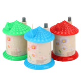 HULIANFU Portable Automatic Toothpick Holder Creative Toothpick Box Fashion House Shaped Lovely Home Organizer Random Color