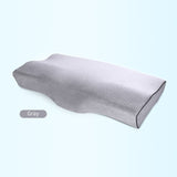 HULIANFU Memory Foam Bed Orthopedic Pillow Neck Protection Slow Rebound Memory Pillow Butterfly Shaped Health Cervical Neck Size 60/50 cm