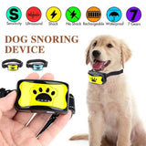 HULIANFU Waterproof Pet Dog Anti Barking Device Electric Dog Training Collar Dog Shock Deterrent Stop Barking Vibration Anti Bark Collar