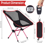 HULIANFU Outdoor Portable Camping Chair Oxford Cloth Folding Lengthen Camping Seat for Fishing BBQ Festival Picnic Beach Ultralight Chair