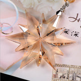 HULIANFU Sparkly Crystal Ornaments Pendant Sun Catcher Car For chandelier part FengShui Hanging Crystal Crafts Gifts,Car & Home Decora