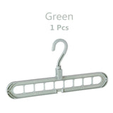 HULIANFU Magic 9-hole Support Circle Clothes Hanger Clothes Drying Rack Multifunction Plastic clothes rack Home Storage Hangers