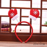 HULIANFU 2023 Christmas Headband Santa Tree Elk Antlers Hair Accessories for Girls Headwear Reindeer Ornaments Elk Ears Christmas Decorations
