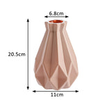 HULIANFU Modern vases decoration home Nordic Style Flower Arrangement Living Room Origami flower pot for interior
