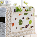 HULIANFU Oil-proof  Breathable Protection With Storage Bag Kitchen Microwave Oven Dust Cover with Storage Bag Kitchen Accessories