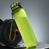 HULIANFU UZSPACE Sport Water Bottle 500/1000ML Portable Leakproof Outdoor Shaker My Bottle Tritan Plastic Eco-Friendly Drinkware BPA Free