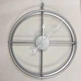 HULIANFU Nordic Luxury Large Wall Clock Modern Design Living Room Kitchen Wall Clock Battery Operated Iron Personality Clocks Home Decor