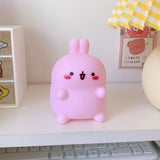 HULIANFU W&amp;G Kawaii Night Light Cartoon Creative Night Light Unplugged Bunny Decoration Bedroom Bedside Lamp Desk Lamp Home Decoration