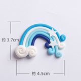 HULIANFU Soft Clay Number Balloon Cake Birthday Topper 1st Birthday Party Decorations Kids Baby Shower Girl  Happy Birthday Cake Topper