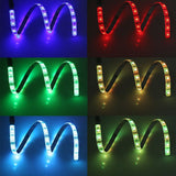 HULIANFU LED Strip Light USB 2835SMD DC 5V Flexible LED Lamp Tape Ribbon RGB 0.5M 1M 2M 3M 4M 5M Backlight