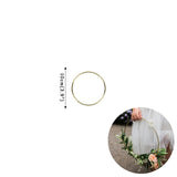 HULIANFU Wedding Decoration 10-40cm Rattan Wreath Metal Hoop Wreath Decor Floral Hoop Christmas Decor for Home Hanging Artificial Flower