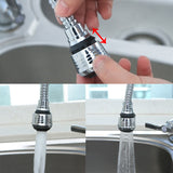 HULIANFU Kitchen Gadgets 2 Modes 360 Rotatable Bubbler High Pressure Faucet Extender Water Saving Bathroom Kitchen Accessories Supplies