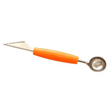 HULIANFU Kitchen Accessories Dual-head Stainless Steel Carving Knife Fruit Watermelon Ice Cream Baller Scoop Stacks Spoon Home gadgets