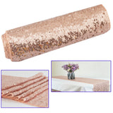 HULIANFU Sequin Modern Table Runners For Wedding Decoration Sequin Christmas Birthday Baby Shower Party Home Tea Table Runner Table Cover