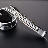 HULIANFU Metal Shisha Hookah Charcoal Tongs Tweezers Tobacco Tongs Water Pipe Sheesha Chicha Narguile Charcoal Tongs Shisha Hookah Tool