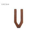 HULIANFU NEW Nordic Style Black Walnut Letter Decorative Letters Combination Wall Decoration DIY Letter Home Decoration Wooden Alphabet