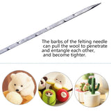 HULIANFU MIUSIE 11 PCS Needle Felting Needle Felting Kit Diy Wool Felt Needle Felting Kit Diy with Handle Wool Felt Pocked Needles
