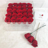 HULIANFU Plastic Flower Stem Arrangement Artificial Hlower Flower Head Accessory Branches Florist Crafts For Wedding Decor  Flower Pole