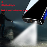 HULIANFU New Windproof Metal Dual Plasma Arc Lighter Jet USB Torch Lighter Gas Electric Butane Chargeable Pipe Cigar Lighter Gadgets