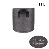 HULIANFU Planting Bag Black/Grey Potato Fabric Vegetable Seedling  growing pot garden tools 1-15 Gallon Eco-Friendly Grow bag