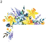 HULIANFU Leaf Green Plant Personality Wall Sticker Light Switch PVC Home Decoration Decal