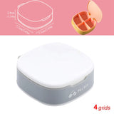 HULIANFU Pill Box Wheat Sealed 8 Grids Pill Container Organizer Health Care Drug Travel Divider 7 Day Pill Storage Bag Travel Pill Cases