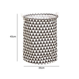 HULIANFU Organizer Canvas Laundry Basket Waterproof Large Capacity Laundry Hamper Dirty Clothes Storage Basket Toy Home Storage Bin 45x35