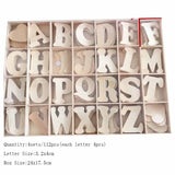 HULIANFU Wooden Letters Natural Alphabet Letters And Numbers Personalised DIY Craft Home Decor Wedding Birthday Xmas Party Name Design