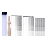 HULIANFU MIUSIE 1-30 PCS Wool Felt Needle Felt Needle Felting Starter Kit Felting Needles Felt Diy Package for Felting with Bottle