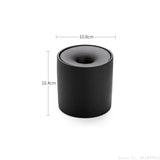 HULIANFU Stoneware ashtray with lid living room coffee table decoration Anti-ash portable ashtray Home Hotel Office Supplies/Gifts