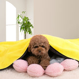 HULIANFU Pet Bath Towels Dog Accessories Large Super Absorbent Clean Up Fiber Towel Pet Dogs Soft Lint-free Quick-drying Thick Bath Towel