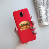 HULIANFU Phone Case for Cover Samsung Galaxy J6  case For Coque Fundas Samsung J6  J 6 Plus  Cases Silicone Soft Back Cover