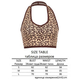 Streetwear Fashion Striped y2k Halter Knitted Vest For Women Sexy Backless Slim Outfits Female Tank Tops Autumn