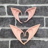 HULIANFU Party Decoration Latex Ears Fairy Cosplay Costume Accessories Angel Elven Elf Ears Photo Props Adult Kids Toys Halloween Supply
