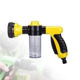 HULIANFU Water Gun Hose Nozzle Car Washer Garden Watering Jet Spray High Pressure Sprinkler Foam Lance Automobiles Cleaning Tool