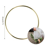 HULIANFU Wedding Decoration 10-40cm Rattan Wreath Metal Hoop Wreath Decor Floral Hoop Christmas Decor for Home Hanging Artificial Flower