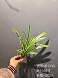 HULIANFU S M L Real Touch Gladiolus Cymbidium Hyridus Orchid Leaf  Whelan Floral Art Material High Grade Silicon Feel
