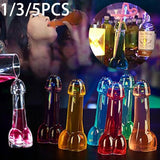 HULIANFU Transparent Creative Wine Glass Cup Beer Juice High Boron Martini Cocktail Glasses Perfect Gift for Bar Decoration Universal Cup