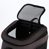 HULIANFU Large Pet Backpack Portable Space Capsule Breathable Window Cat Carrier Dog Bag Pets Products Accessories Portable Travel Bags