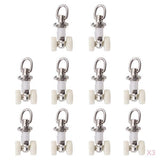 HULIANFU Silent Track Glider Runner Hooks Gliding Runner Wheel Curtain Carrier 26mm