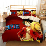 HULIANFU ONE Piece Japan Anime Game Summer Bed Pillowcases Quilt Duvet Cover Set Single Queen King 3D Photo Bedding Set