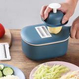HULIANFU Multi-function Potato Carrot Cucumber Mandoline Slicer Cutter Grater Shredders with Strainer / Kitchen Fruit and Vegetable Tools